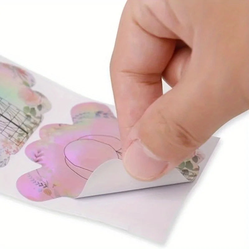 100/300Pcs Nail Extension Form Stickers for Gel & Acrylic Nail Extension Forms Nixie