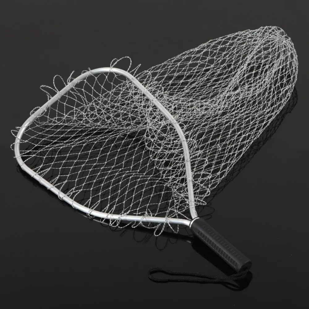 Anti-Hook Fishing Landing Net | Alloy Frame, Large Capacity Fishing Landing Net Nixie