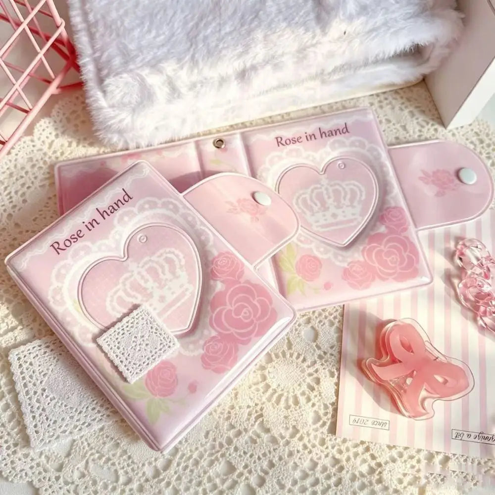 Mini Photocard Binder Album – Clear PVC Pocket Ring Binder Photocard Binder Album Nixie