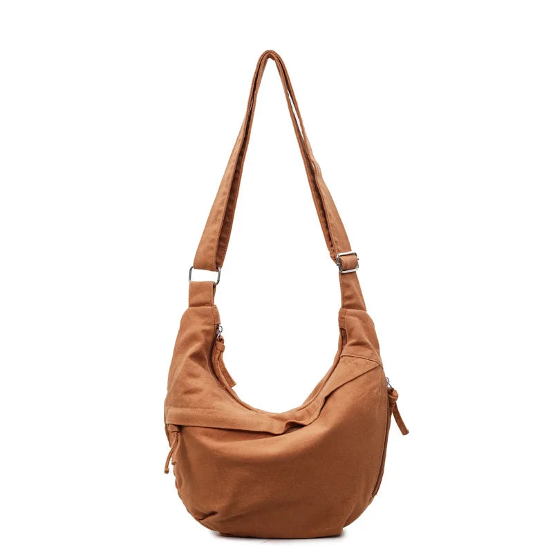 Japanese Mori Canvas Crossbody Shoulder Bag for Women Canvas Crossbody Bag Nixie