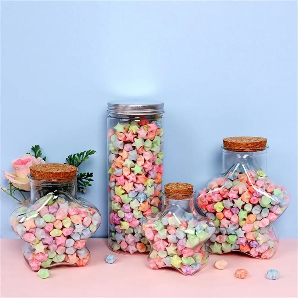 540 Sheets DIY Lucky Star Origami Paper Strips – Colorful Crafts