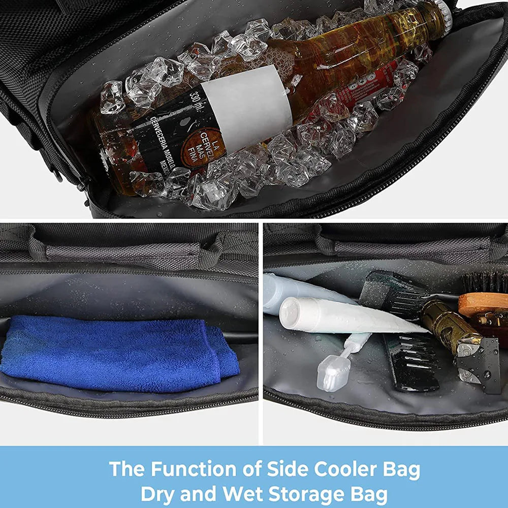 KEMIMOTO 40L Motorcycle Sissy Bar Tail Bag – Travel Luggage Motorcycle Tail Bag Nixie