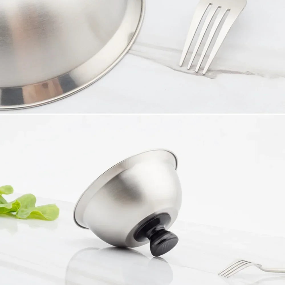 Stainless Steel Burger Melting Dome BBQ Grill Lid Cover 17.3cm Grill Dome Cover Nixie