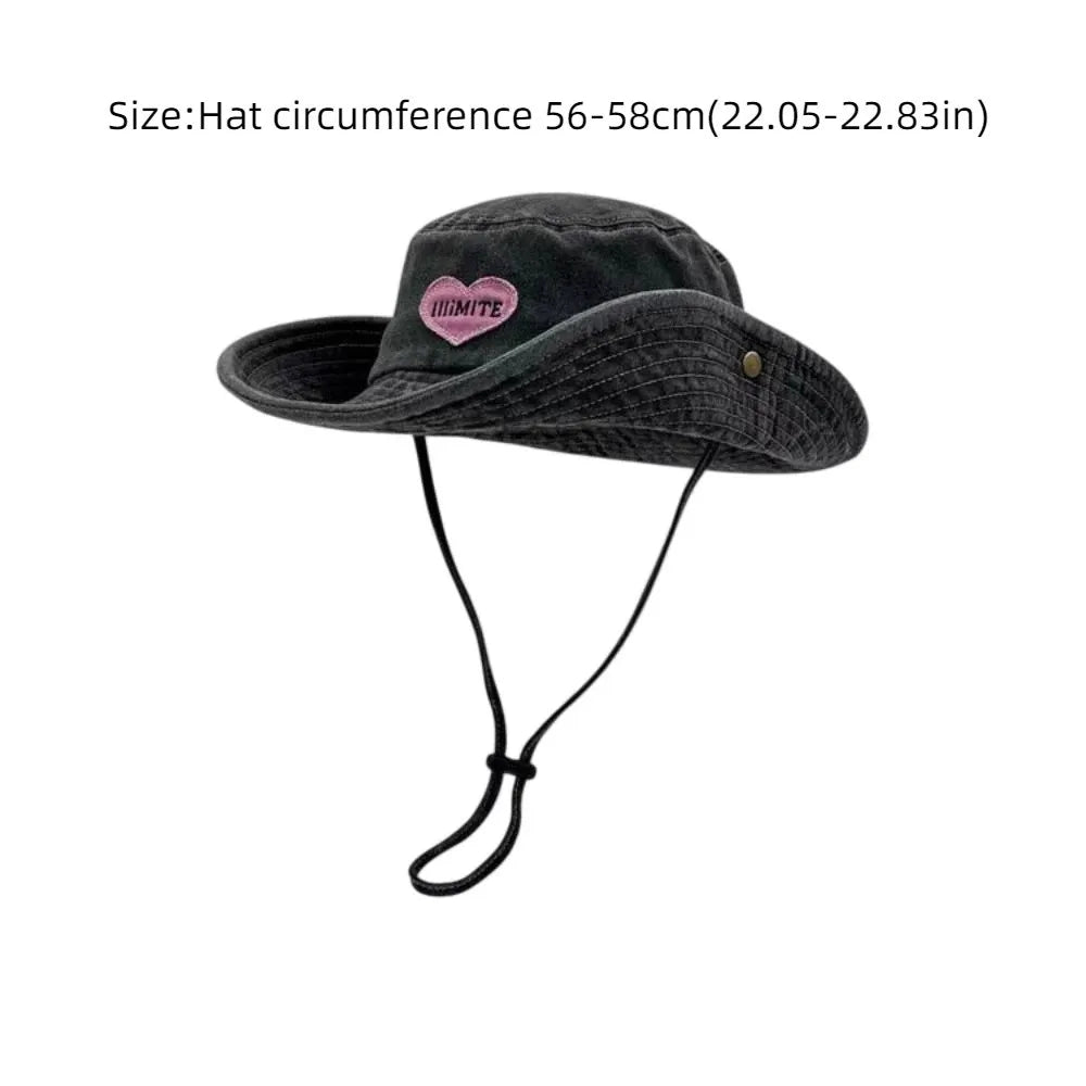 Foldable Wide Brim Women's Sun Hat – UV Protection Cowboy Hat Women's Sun Hat Nixie