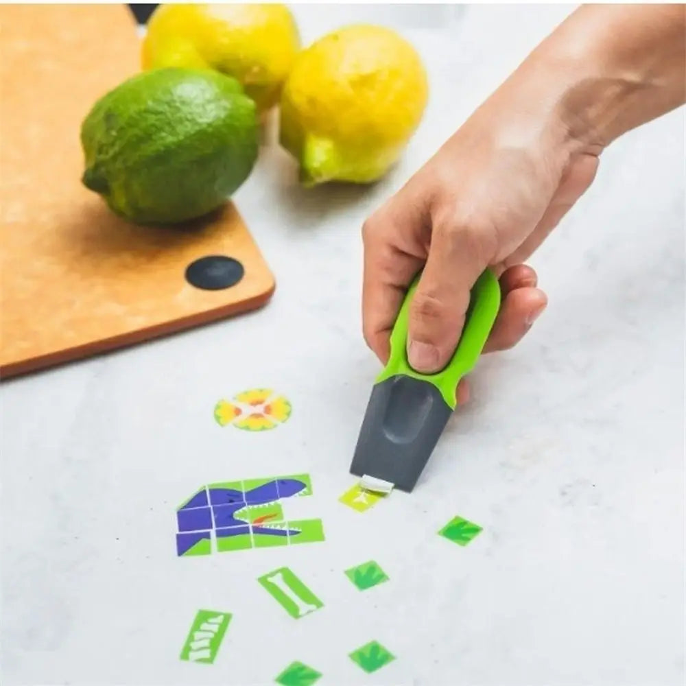 Silicone Thumb Scraper Non-Scratch Kitchen Cleaning Spatula Kitchen Cleaning Scraper Nixie