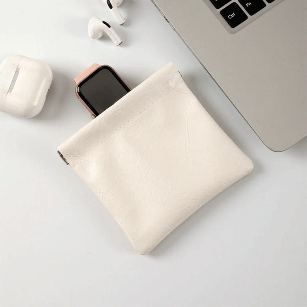 Waterproof PU Leather Coin Purse – Auto-Closure Mini Bag Coin Purse Nixie