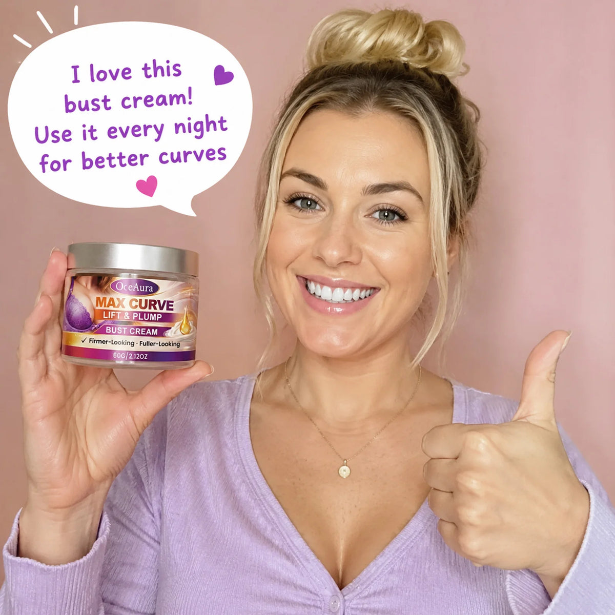 OceAura Bust Firming Cream – Lifting, Tightening & Moisturizing Bust Firming Cream Nixie