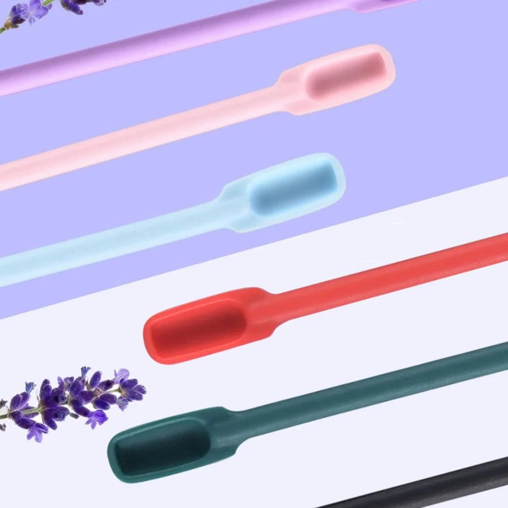 3-Piece Silicone Spatula Set – Cosmetic Bottle Scraper & Scoop