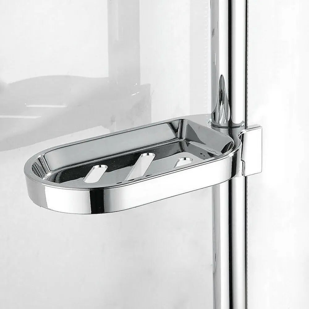 Adjustable Rail Slide Soap Holder Dish for Shower Hose Shower Soap Dish Nixie
