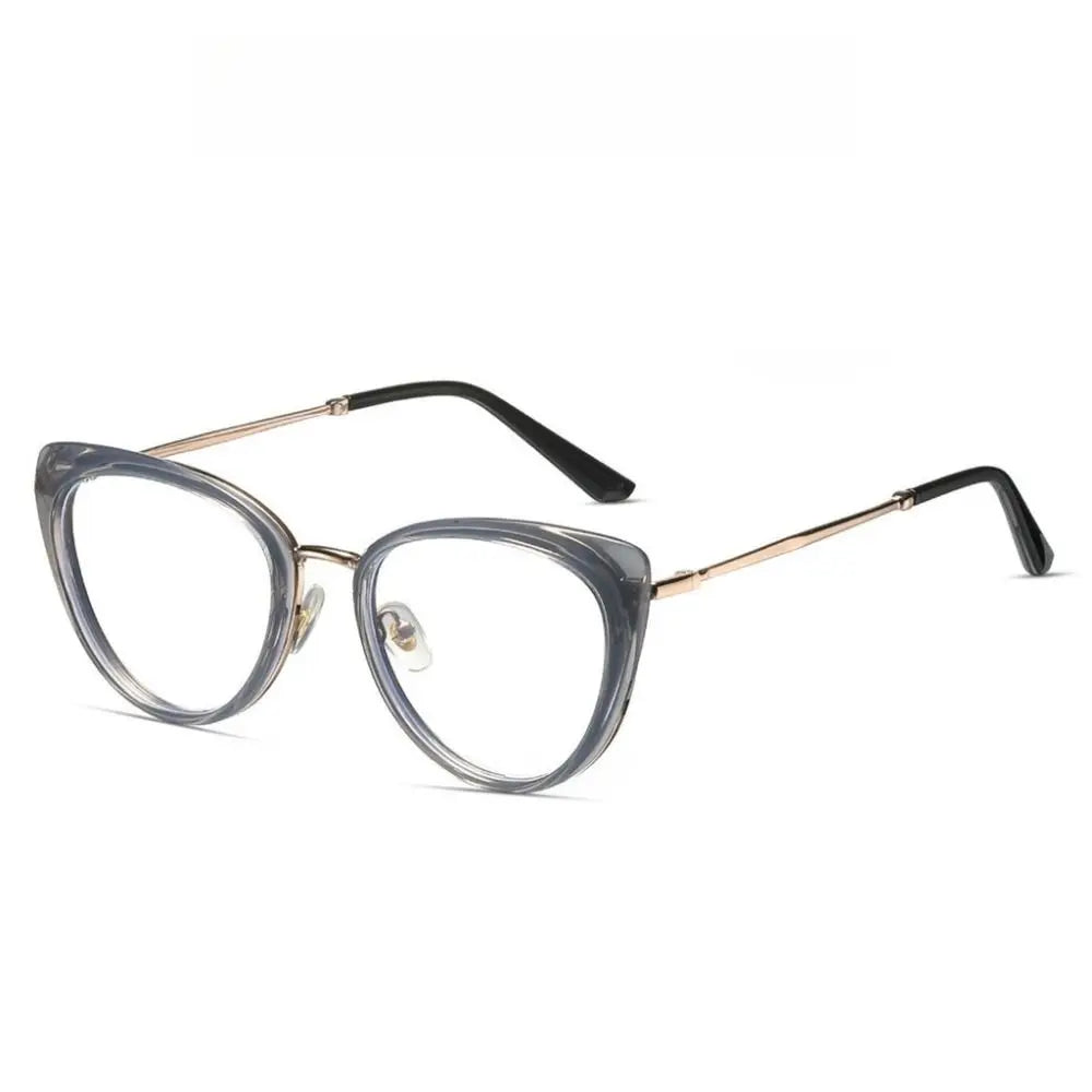 Cat's Eye Blue Light Blocking Glasses – Metal Frame Unisex