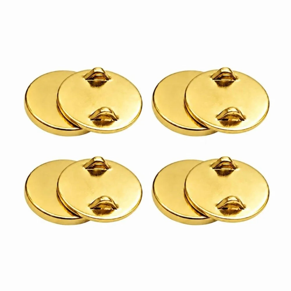 4 Pairs Magnetic Brooch to Fridge Magnet Converter DIY Badge Kit Magnetic Craft Converter Nixie 4Pairs-4