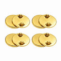 4 Pairs Magnetic Brooch to Fridge Magnet Converter DIY Badge Kit Magnetic Craft Converter Nixie 4Pairs-4
