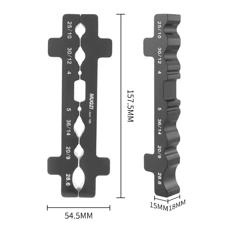 Bicycle Bench Vise Insert Clamp – Aluminum Jaw Pads Repair Tool Bicycle Vise Insert Nixie