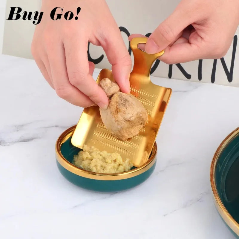 Stainless Steel Ginger Grater & Garlic Grinder Kitchen Tool Kitchen Grater Tool Nixie