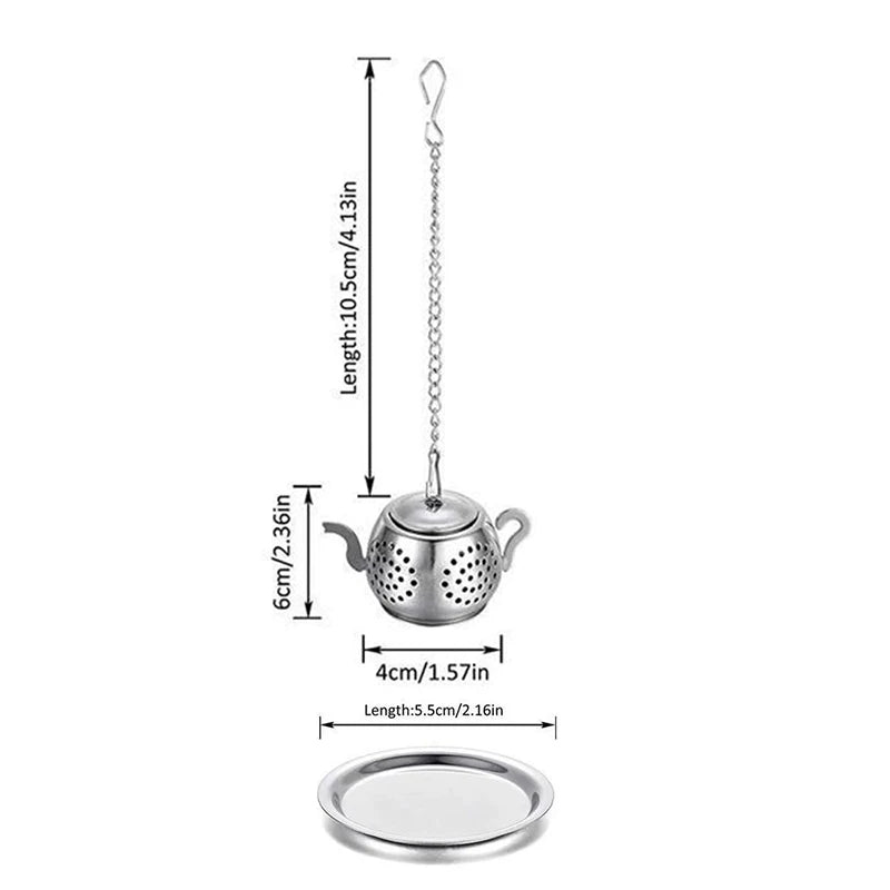 Stainless Steel Tea Infuser Strainer & Herbal Spice Filter