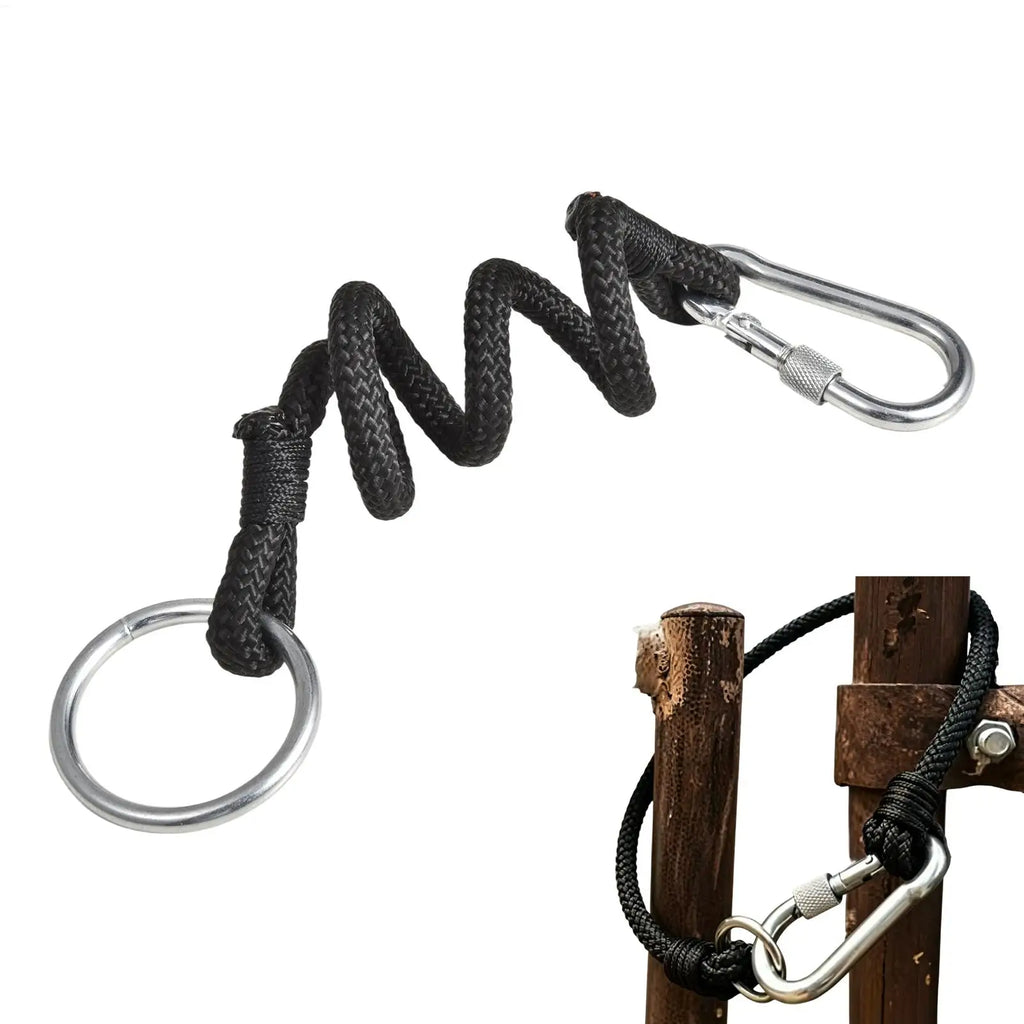 Heavy-Duty Horse Gate Latch – Weatherproof Rope Lock Horse Gate Latch Nixie As show