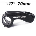 BUCKLOS 70mm -17° Negative MTB Bike Stem | Aluminum Alloy MTB Bike Stem Nixie White logo