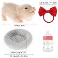 Mini Silicone Piglet Doll Toy Set – Lifelike Reborn Pig Gift Silicone Animal Doll Nixie Set D