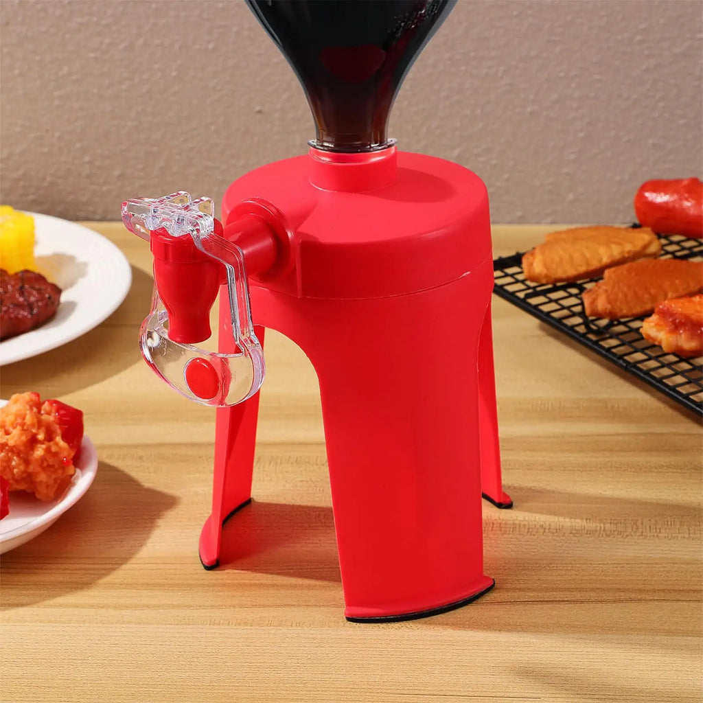 Hand-Press Inverted Soda Dispenser for Parties | Carbonated Beverage Dispenser Nixie Default Title