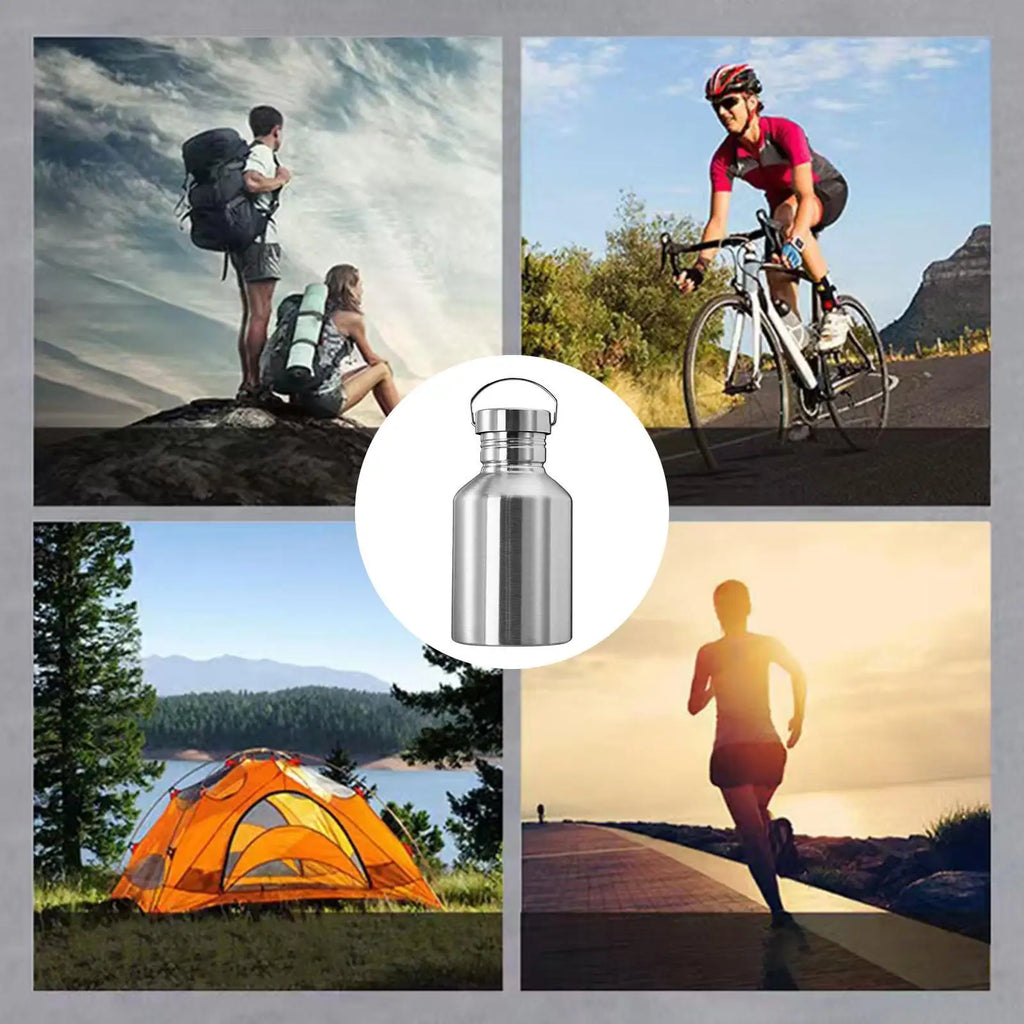 2L Stainless Steel Travel Water Bottle with Filter & Handle Sports Water Bottle Nixie