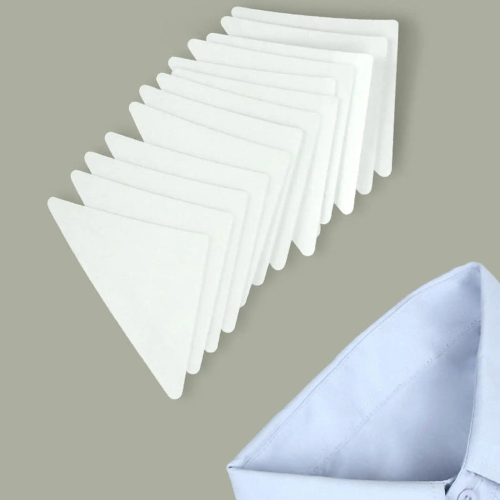 Triangle Collar Stays – Self-Adhesive Anti-Curl Shirt Stickers Collar Stays Nixie