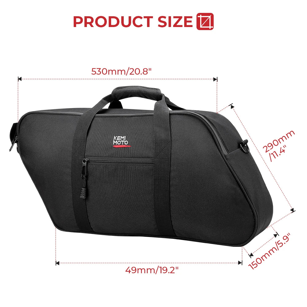 Motorcycle Saddlebag Cooler Bag 22L – Touring Hard Saddle Insert Saddlebag Cooler Insert Nixie