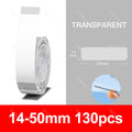 Niimbot Thermal Label Rolls – Clear & White for D11 D110 D101 Thermal Label Roll Nixie Transparent 14-50