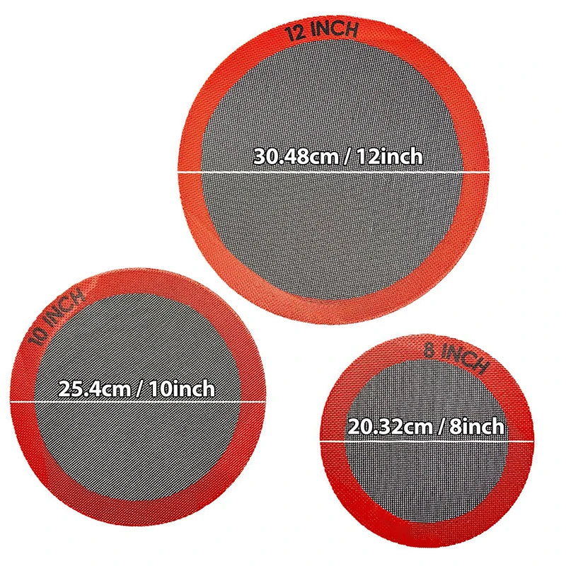Round Silicone Perforated Baking Mat – Non-Stick Reusable