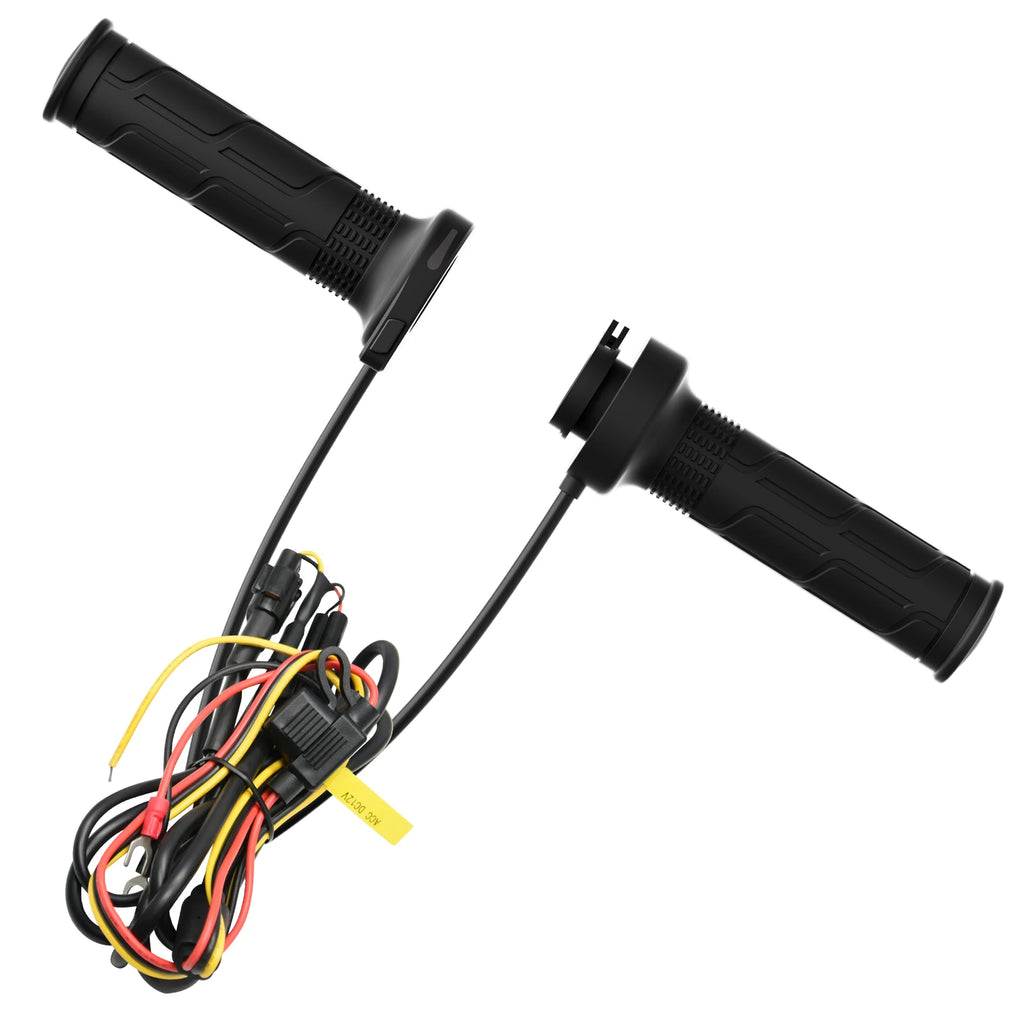 12V Motorcycle Heated Grips 22mm 5-Gear LED Hand Warmers Motorcycle Heated Grips Nixie