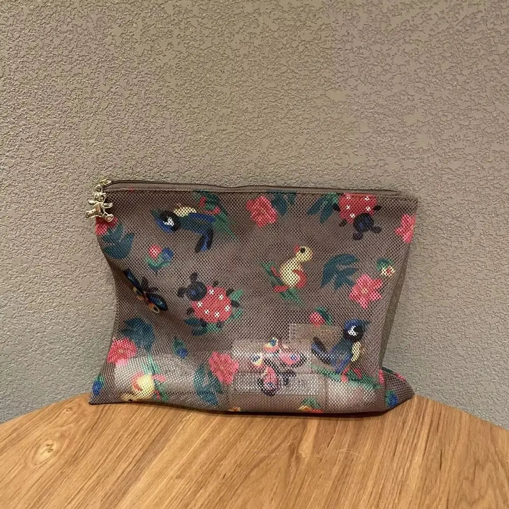 Japanese Style Large Makeup Storage Bag – Vintage Cartoon Print
