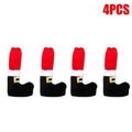 4PCS Christmas Chair Leg Covers Santa Boots Velvet Furniture Pads Holiday Chair Covers Nixie 4PCS