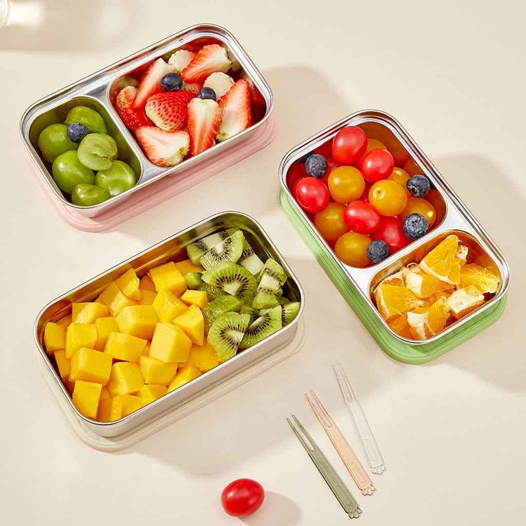 Nixie Stainless Steel Bento Lunch Box – Leakproof, Large Stainless Steel Lunch Box Nixie