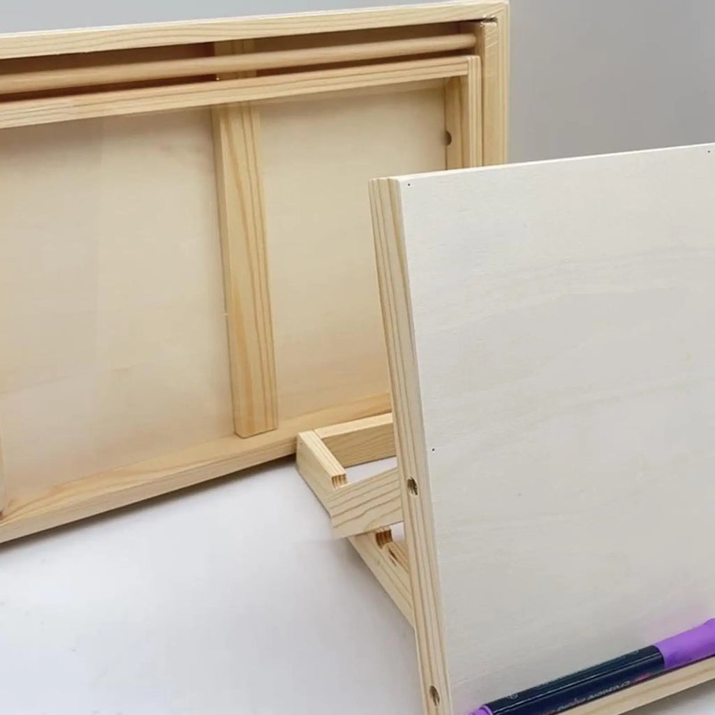 Foldable Wooden Tabletop Easel – Portable Folding Canvas Stand Tabletop Art Easel Nixie