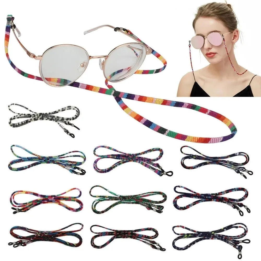 Bohemian Glasses Chain Neck Cord – Anti-Drop Adjustable Holder