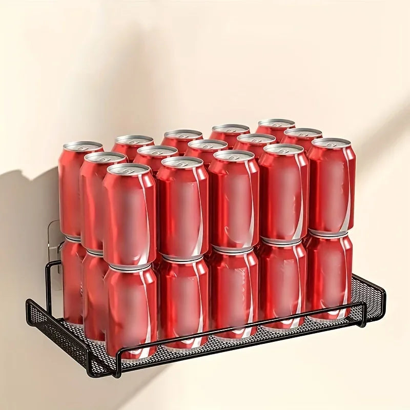 No-Drill Stainless Steel Wall-Mounted Router & WiFi Shelf Wall Storage Shelf Nixie