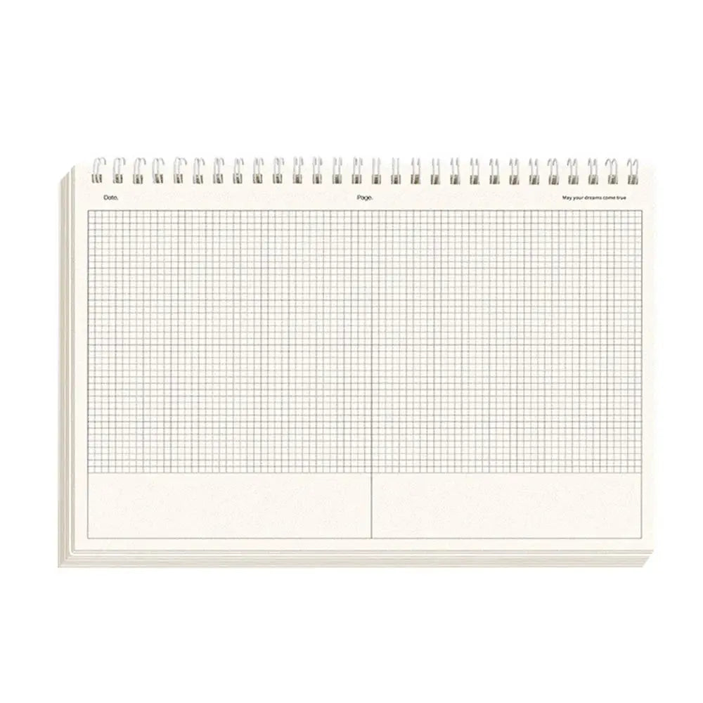 B5 Coil Notebook Thick Paper Grid & Lined Writing Notepad Spiral Notebook Nixie