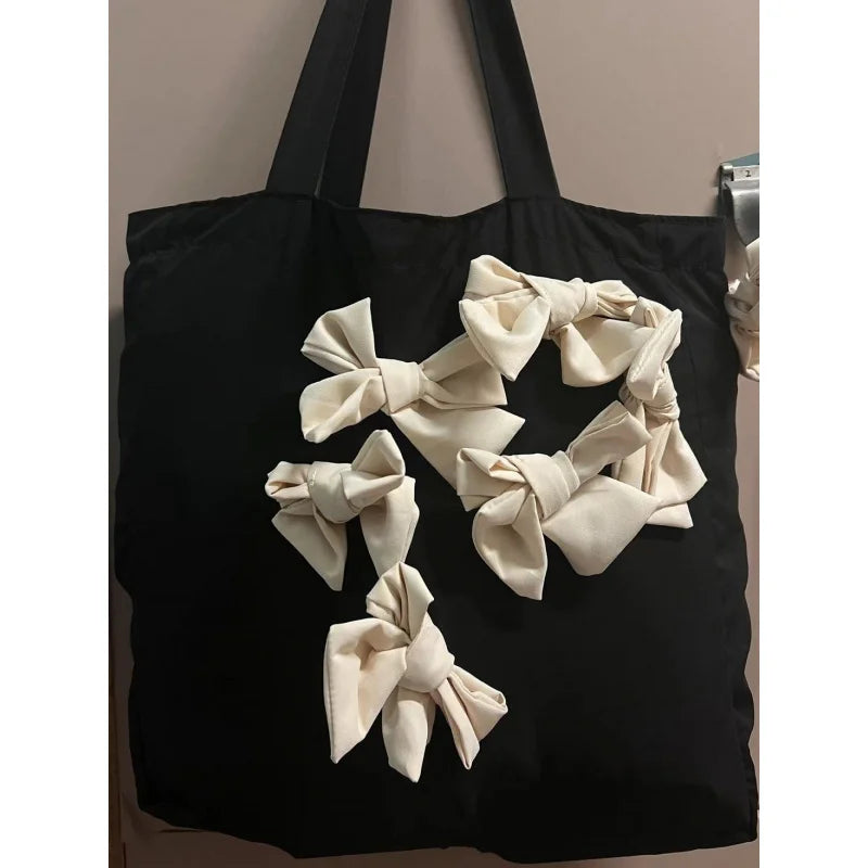 Large Bowknot Bucket Handbag for Women – Casual Travel Bag Women's Handbag Nixie