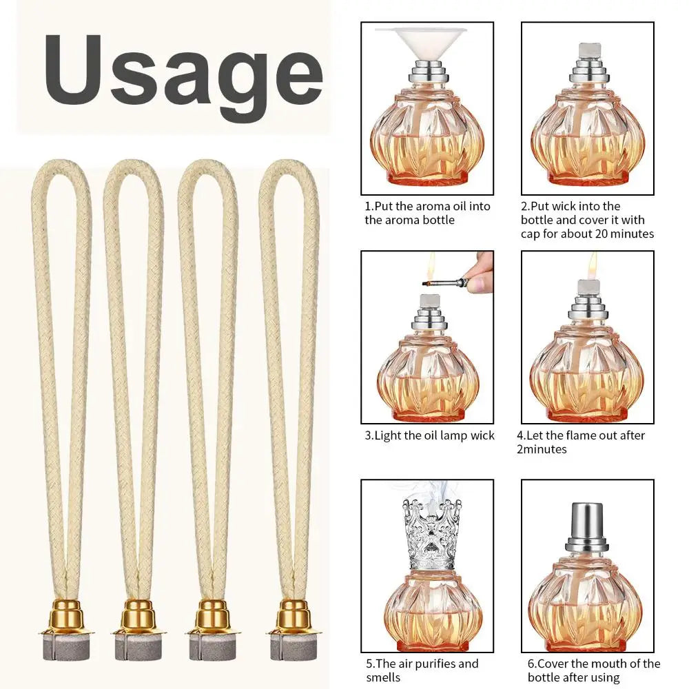 18mm Catalytic Oil Lamp Wick Replacement – Aromatherapy Burner Oil Lamp Wick Nixie