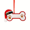 Acrylic Dog Bone Christmas Ornament – Pet Gift Decoration Christmas Ornament Nixie acrylic pendant