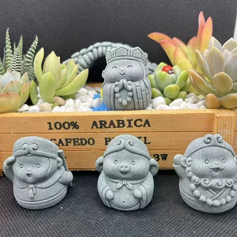 Journey to the West Miniature Bonsai & Fish Tank Ornament Set Miniature Figurine Ornament Nixie