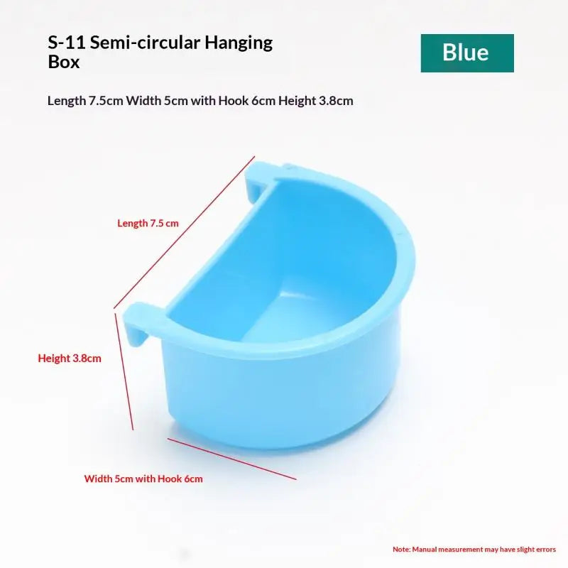 5-Pack Bird Feeding Dishes for Budgies, Parrots & Lovebirds