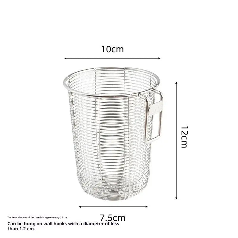 Stainless Steel Chopstick Holder & Utensil Drainer Rack Utensil Holder Rack Nixie L