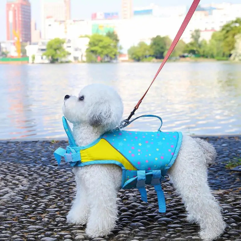 Dog Life Jacket – Adjustable Pet Safety Vest for Swimming & Boating Dog Life Jacket Nixie