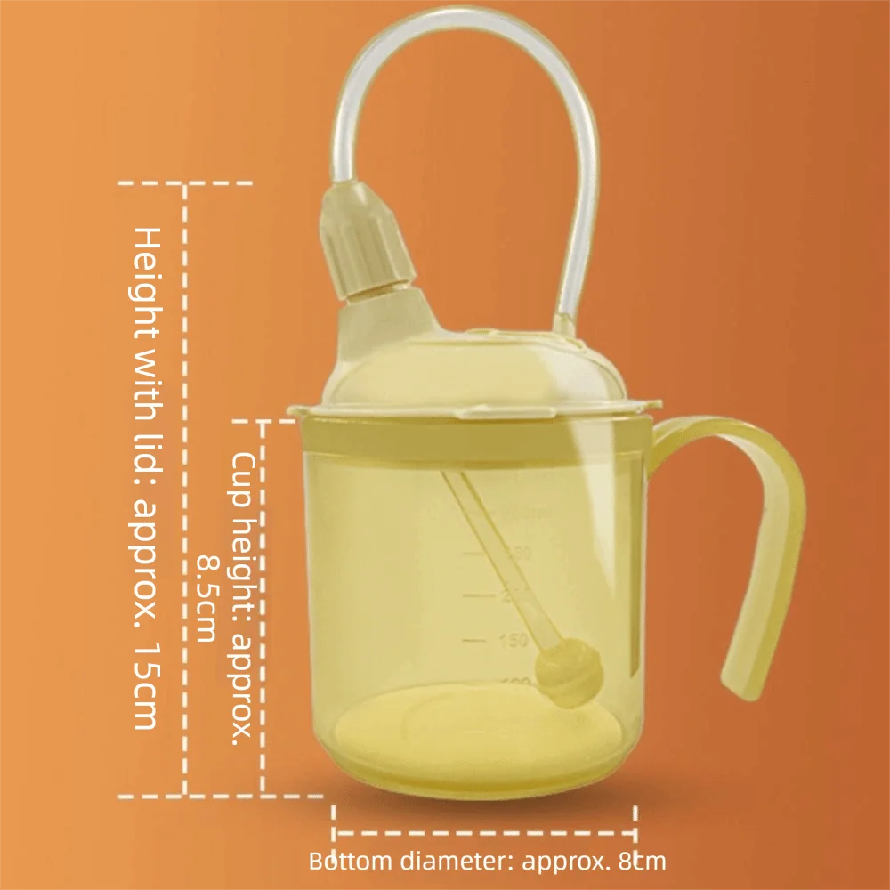 300ml Spill-Proof Straw Cup with Handle – Food Grade Care Mug Care Drinking Cup Nixie