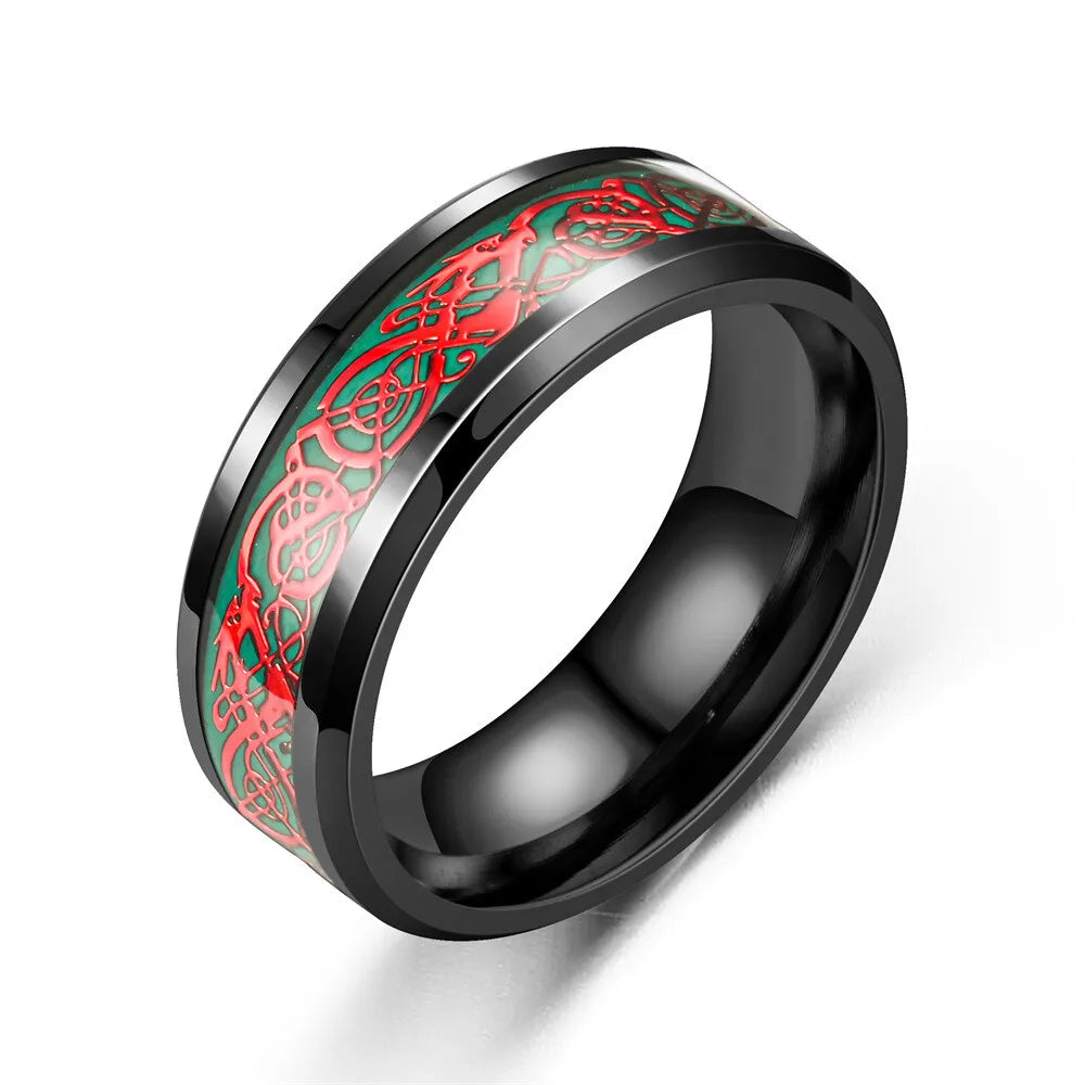 Dragon Ring Zinc Alloy Purple Crystal Cocktail Ring Sizes 6–11 Cocktail Ring Nixie