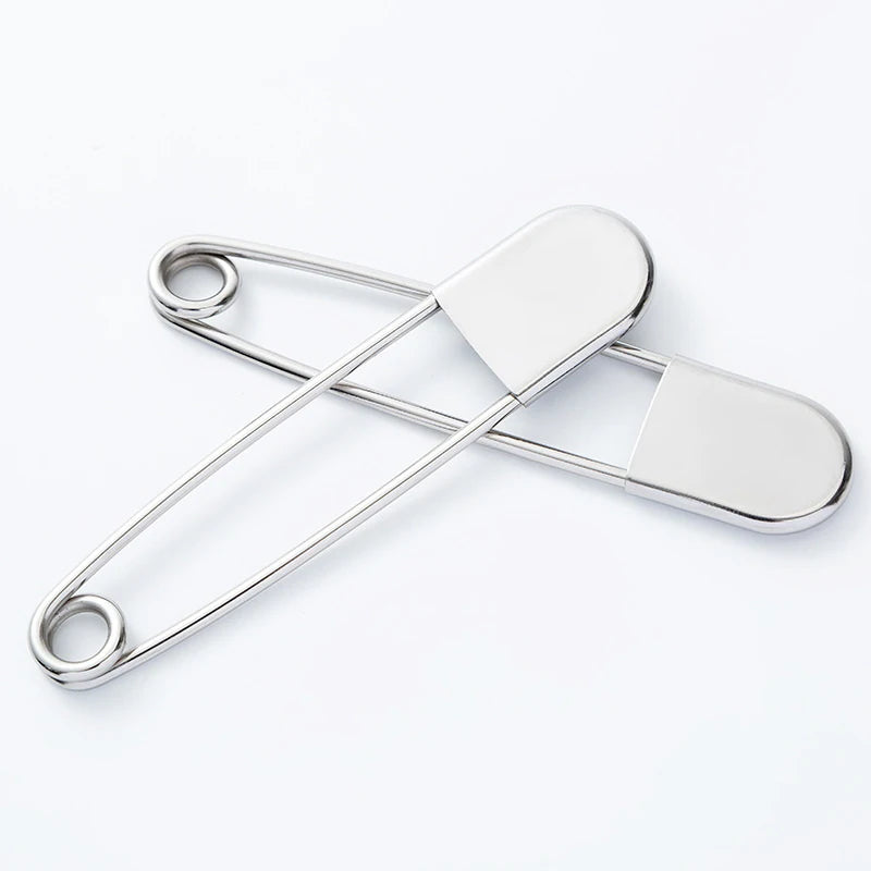 Large Stainless Steel Safety Pin 12.8cm – DIY Sewing Tool