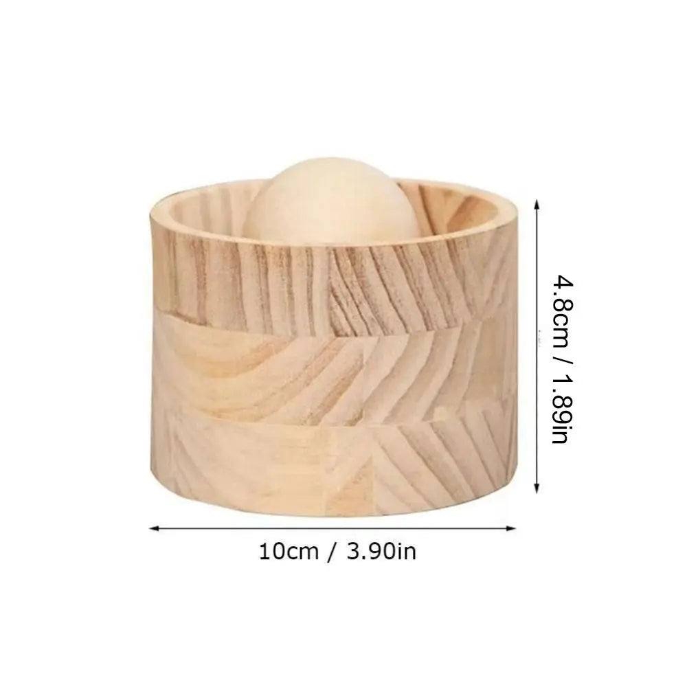 Wooden Dumpling Wrapper Press Mold – DIY Dough Tool