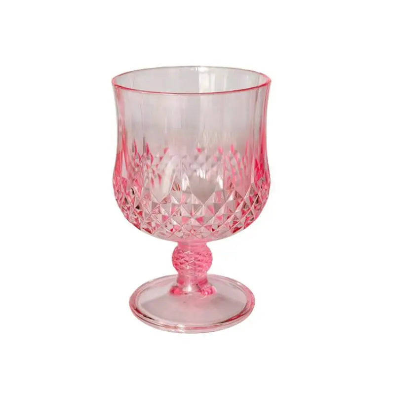 BPA-Free Shatterproof Plastic Stemmed Goblet | Reusable Wine Glass
