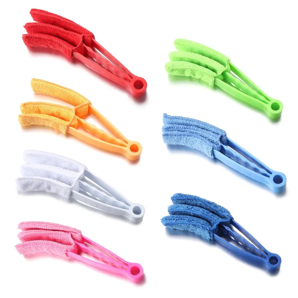 Microfiber Venetian Blind Cleaner Brush – 3-Arm Duster Clip Blind Cleaner Brush Nixie