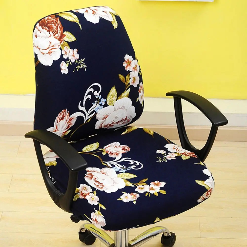 2-Pack Elastic Split Office Chair Cover – Stretch Slipcover Chair Slipcover Set Nixie